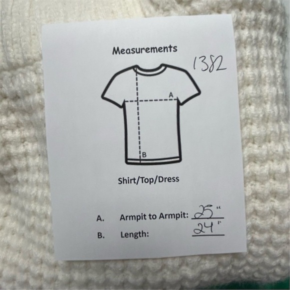 Ann Taylor Women's Weekender Waffle Knit Cream Turtleneck Cropped Sweater Size L - Picture 8 of 8